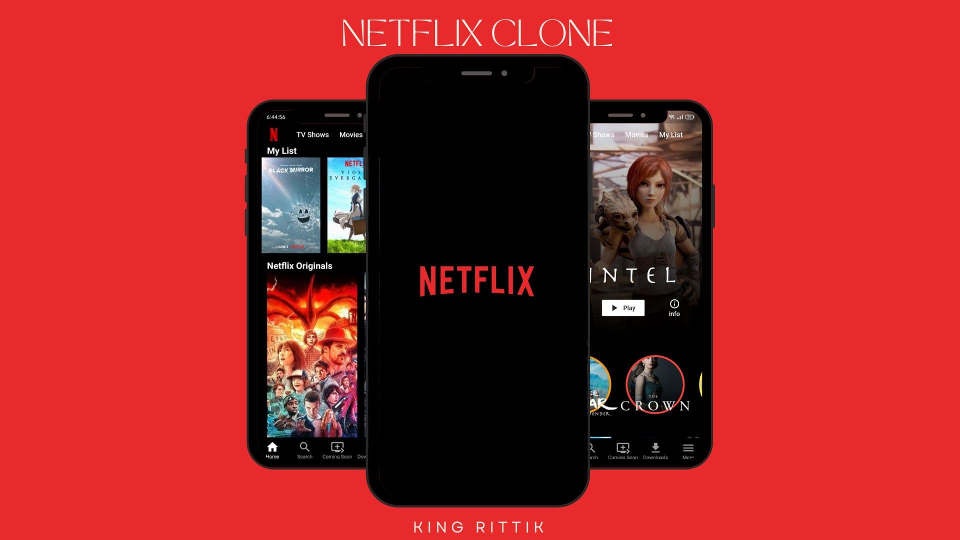 Netflix clone (iOS & Android)